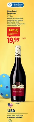Wino Pomegranate promocja w Lidl