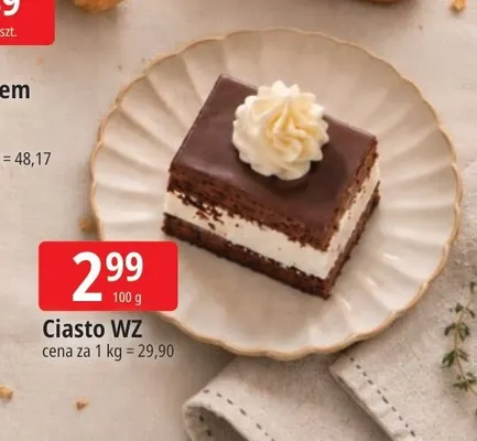 Ciasto WZ promocja w Leclerc