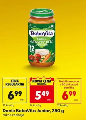 Danie Junior z Morszczukiem i warzywami promocja w Biedronka