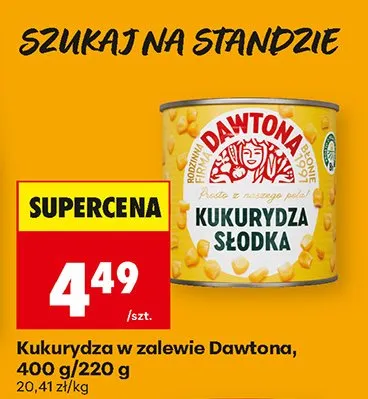 Kukurydza słodka w zalewie promocja w Biedronka