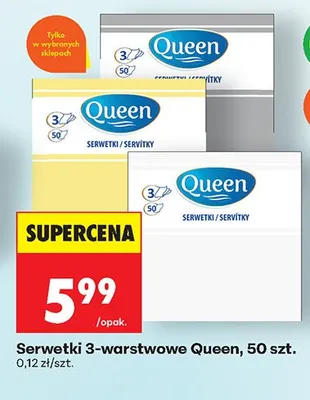 Serwetki 3-warstwowe promocja w Biedronka