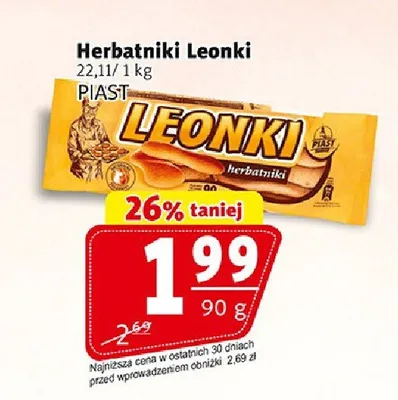 Herbatniki Leonki Piast promocja w Prim Market