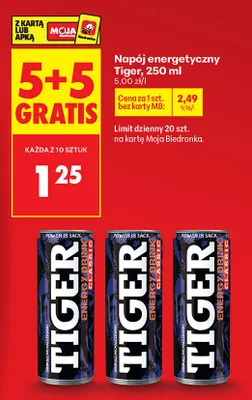 Napój energetyczny promocja w Biedronka
