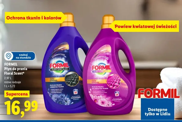 Płyn do prania Floral Scent 2,97 l promocja w Lidl