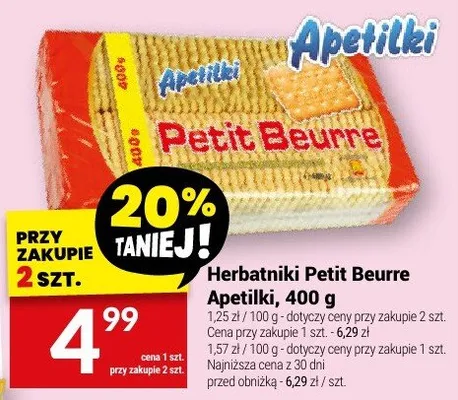 Herbatniki Petit Beurre promocja w Twój Market