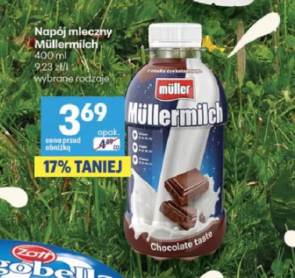 Napój mleczny Müllermilch promocja w Delikatesy Centrum
