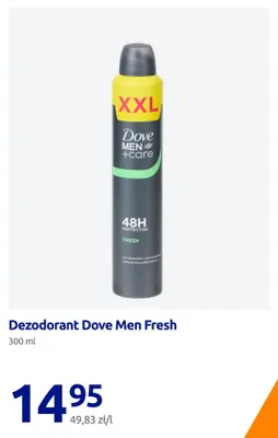 Dezodorant Dove Men Fresh promocja w Action