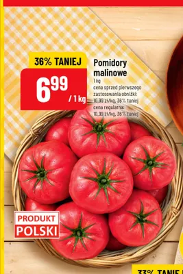 Pomidory malinowe promocja w POLOmarket