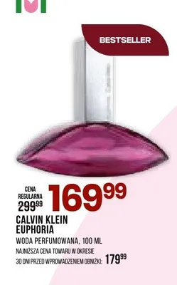 Woda perfumowana Calvin Klein Euphoria promocja w Drogerie Natura