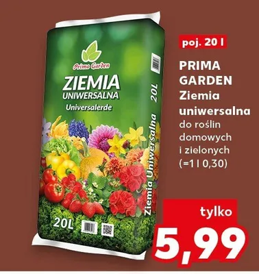 Ziemia uniwersalna do roślin domowych i zielonych promocja w Kaufland
