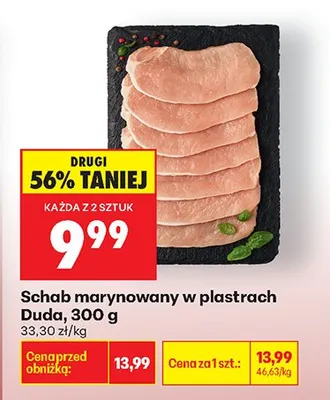 Schab marynowany w plastrach 300 g promocja w Biedronka