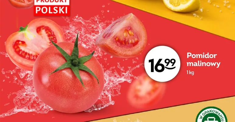 Pomidory malinowe promocja w Żabka