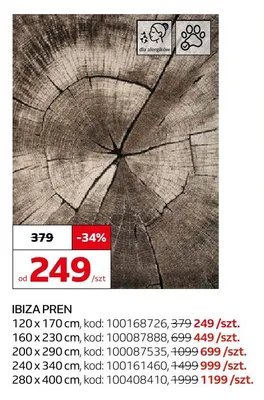 Dywan Ibiza Pren 160x230 cm promocja w Komfort
