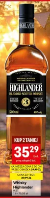 Whisky Highlander Blended Scotch promocja w Delikatesy Centrum