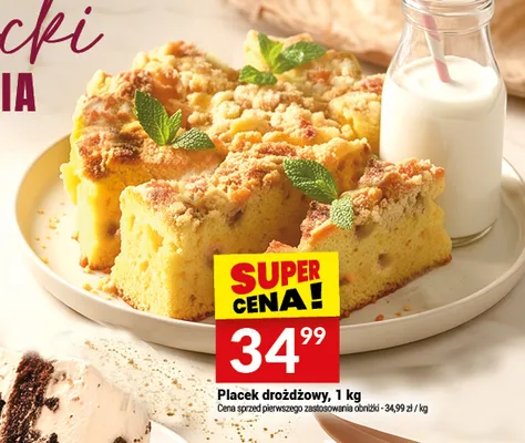 Placek drożdżowy Białecki promocja w Twój Market