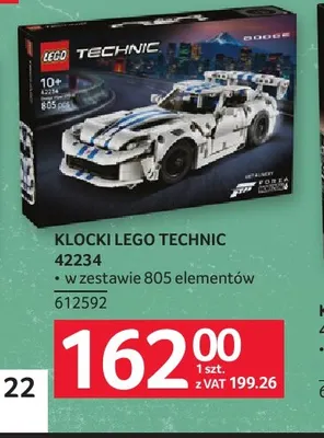 Klocki LEGO Technic 42234 promocja w Selgros