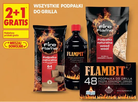 Podpałki do grilla promocja w Biedronka