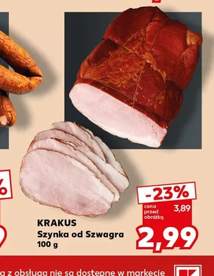 Szynka od Szwagra Krakus promocja w Kaufland