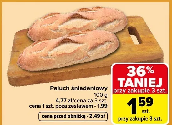 Paluch śniadaniowy promocja w Carrefour