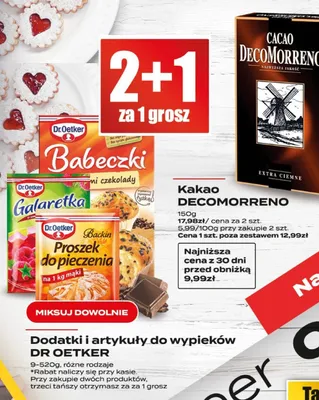Babeczki różne rodzaje promocja w Supeco