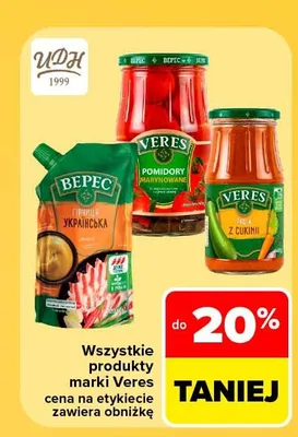 Produkty marki Veres promocja w Carrefour Market