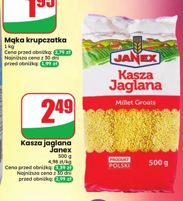 Kasza jaglana Janex promocja w Dino