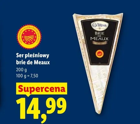 Ser pleśniowy Brie de Meaux promocja w Lidl