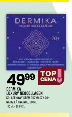 Kolagenowy krem odżywczy 70+ na dzień i na noc Dermika Luxury Neocollagen promocja w Drogerie Natura
