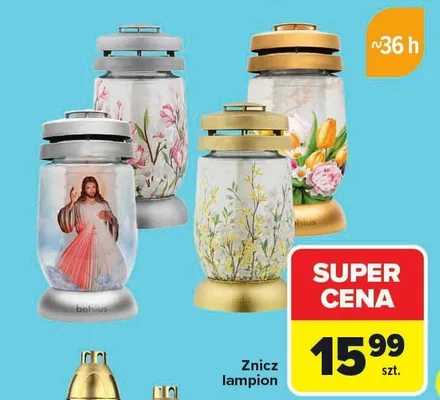 Znicz lampion promocja w Carrefour