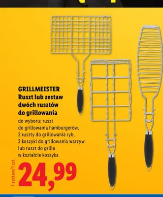 Koszyki do grillowania warzyw GRILLMEISTER 2-pak promocja w Lidl