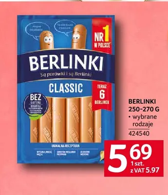 Parówki Berlinki promocja w Selgros