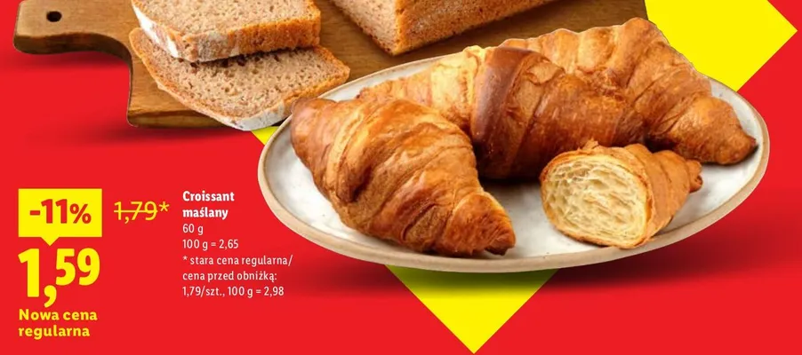 Croissant maślany promocja w Lidl