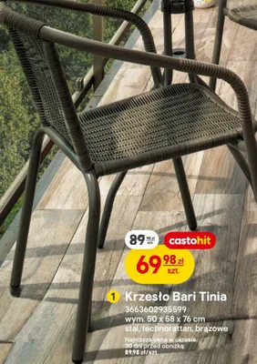Krzesło promocja w Castorama