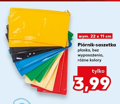 Piórnik-saszetka płaska promocja w Kaufland