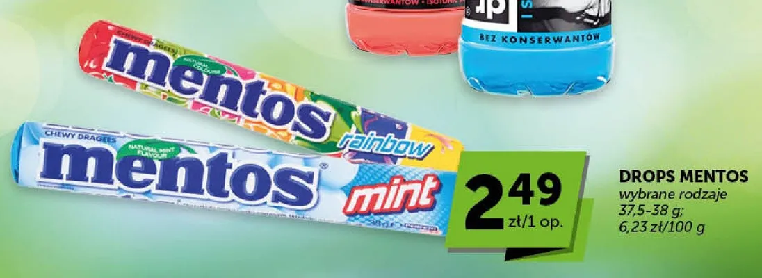 Drops Mentos Rainbow promocja w Euro Sklep