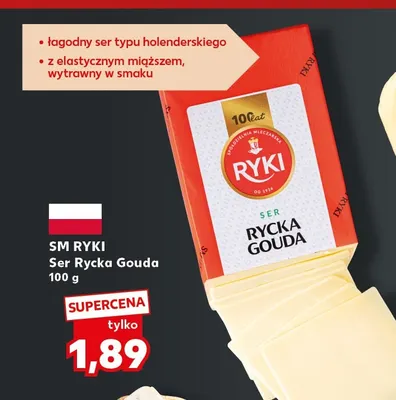Ser Rycka Gouda SM Ryki promocja w Kaufland