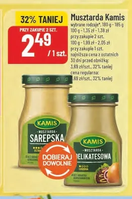 Musztarda sarepska Kamis promocja w POLOmarket
