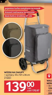 Wózek na zakupy promocja w Selgros