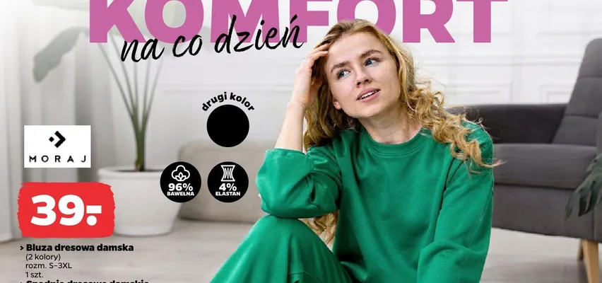 Bluza dresowa damska promocja w Netto