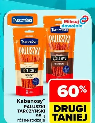 Kabanosy Paluszki Tarczyński promocja w Carrefour