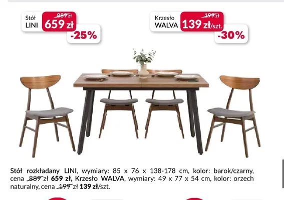 Krzesło Walva promocja w Salony Agata