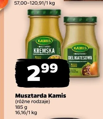 Musztarda kremska Kamis promocja w Netto