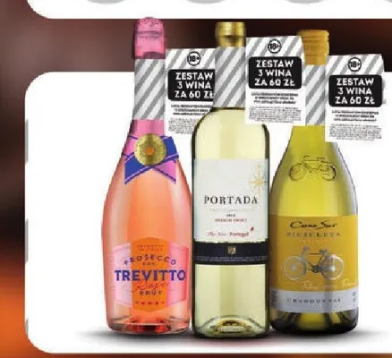Wino musujące Trevitto Brut promocja w Żabka