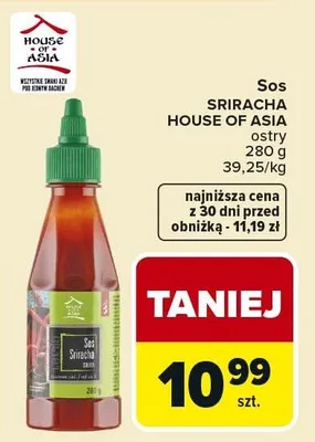 Sos Sriracha ostry House of Asia promocja w Carrefour
