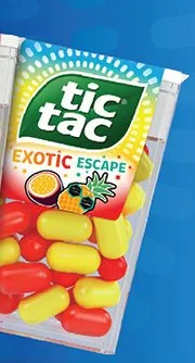Cukierki Tic Tac Exotic Escape promocja w Biedronka