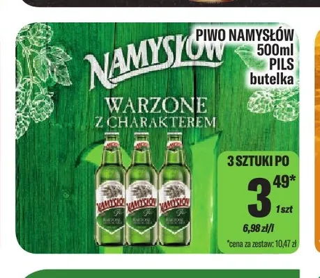 Piwo Namysłów Pils promocja w Tomi Markt