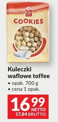 Kuleczki waflowe toffee Fine Life promocja w Makro