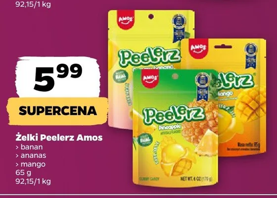 Żelki Peelerz ananas promocja w Netto