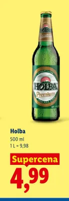 Piwo Holba Premium promocja w Lidl