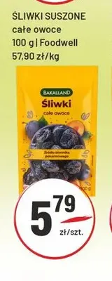 Śliwki suszone Bakalland całe owoce promocja w Sedal